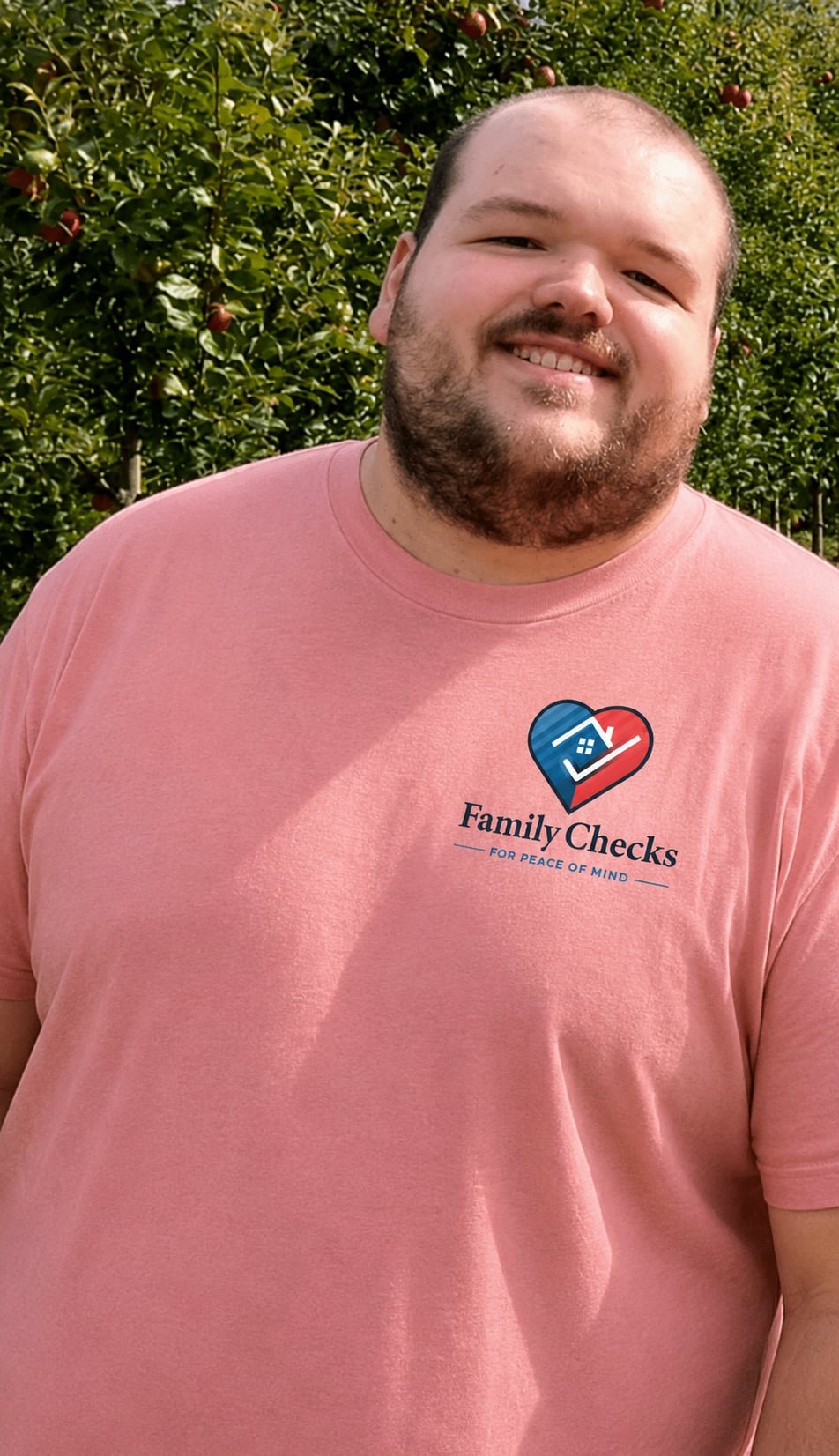 Justin Rideout, Family Checks family support team member.